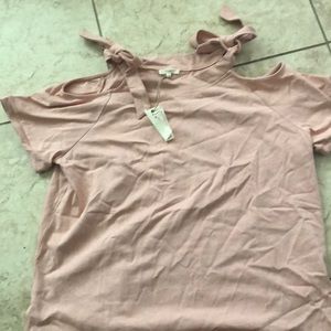 Easel brand off shoulder top size L